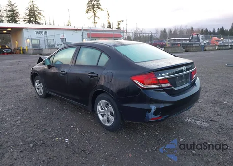 2013 Honda Civic Lx из США, поврежденный, VIN 19XFB2F51DE274534
